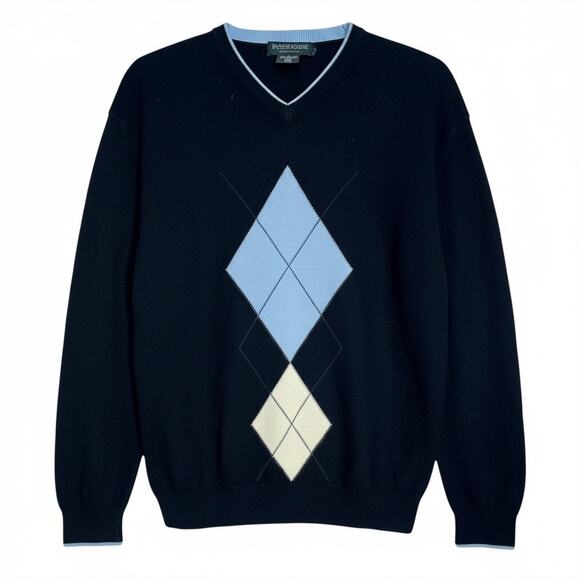 Men's Cashmere Sweater Argyle - Picture 4 of 8